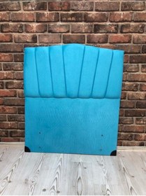 Resim Emba Mobilya Papatya Çift Kişilik Baza Başlığı Mavi 160 CM 