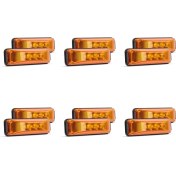 Resim 12 Adet 3.9 Inç 3 Leds Kamyon Römorku Ön Arka Yan Işaret Lambası Göstergesi Lamba Kaya Işığı Römork Için Kaya Işığı (Yurt Dışından) 