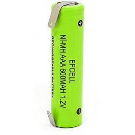 Resim ŞARJLI PİL PUNTALI AAA İNCE 1.2V 600MAH Nİ-MH EFCELL 