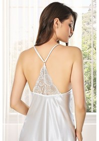 Resim Alissa 8600 Kadın Çeyizlik Saten 6'lı Set-ekru Ekru 