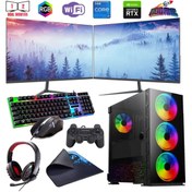 Resim İ7 12700F 16GB DDR4 480SSD 12GB RTX3060 Çift 24\ Mon. Oyun Bilgisayarı (Gaming SET) 