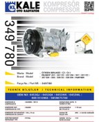 Resim KALE Psa Klima Kompresoru P207 P208 P308 P508 P5008 P2008 C3 II C4 C4 II Ds4 Ds3 C3 III C5 III C3 Picasso 