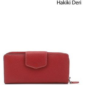 Resim Gönderi(R) Gönderi R Kadın Kırmızıya Lacivert Yatay Hakiki Deri Cüzdan Ddzx22906133 Kırmızı - Lacivert 