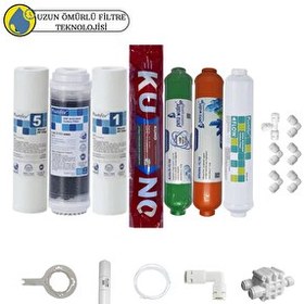 Resim Pemax Water Solutions Purefer Açık Kasa Çif Sedimentli Sertifikalı 7'li Orijinal Lg Kuno Mebran Mineral-Alkali 