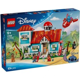 Resim 43268 Lego Disney Lilo ve Stiç Plaj Evi 834 parça +9 yaş 