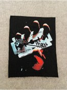 Resim ZID Judas Priest Müzik grubu Dijital Baskı Suya Dayanıklı Yama Patch Dikilebilir (10x13 cm) 
