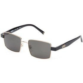 Resim Hermossa Hm 1612 C1 56 Unisex Dikdörtgen Gold Metal Güneş Gözlüğü 