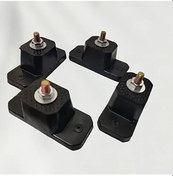 Resim Topshop1 4pcs Klima Shock Absorber Pedleri 35db Gürültü Azaltma Anti-aging Kauçuk Malzeme Split Pencere Outdoor Üniteler İçin 