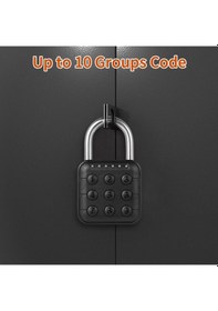 Resim Novahub Akıllı Parmak İzi Kilidi - Çinko Alaşım, Tuya Bt, 10 Şifre, Su Geçirmez 