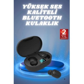 Resim Techno Stock Bluetooth Kulaklık Tws Yüksek Ses Kaliteli Kesintisiz Dijital Göstergeli Kulaklık 