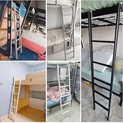 Resim Ranza için çatı merdiveni, 150 170 cm yükseklik yetişkinler ve çocuklar için mükemmel, yedek kancalar dahil, römorklar ve karavanlar için ideal siyah renk 