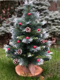 Resim Ledli Çam Ağacı, Yeni Yıl Ağaçı, Kendinden Kozalaklı, Kokinali Ve 