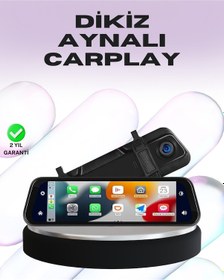 Resim Gece Görüşlü Araç Dikiz Aynası Kamera Park Monitörlü 