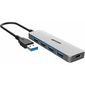 Resim HIKVISION USB Hub 3.0 Usb Çoklayıcı 4in1 Dizüstü ve Bilgisayar PC Kullanımı için USB 3.0 Type-C Güç Çıkışlı DS401 (4 Port 3.0 Usb Çoklayıcı) HIKVISION