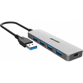 Resim HIKVISION USB Hub 3.0 Usb Çoklayıcı 4in1 Dizüstü ve Bilgisayar PC Kullanımı için USB 3.0 Type-C Güç Çıkışlı DS401 (4 Port 3.0 Usb Çoklayıcı) 