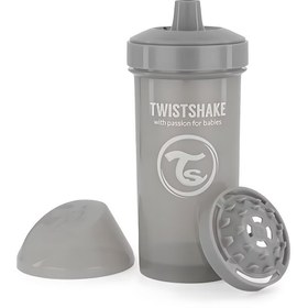 Resim Twistshake Gri Çocuk Alıştırma Bardağı (12+ Ay) (360 ml) 