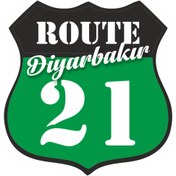 Resim Reysa Tasarım 21 Diyarbakır Sticker 10x10 cmRenkli Sticker 