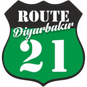 Resim Reysa Tasarım 21 Diyarbakır Sticker 10x10 cmRenkli Sticker 