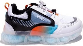 Resim Vicco Corn 346F24Y131 Beyaz Siyah Ortopedik Erkek Çocuk Spor Ayakkabı 