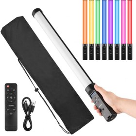Resim Deyatech Elde Taşınabilir RGB Tüp Işık LED Video Işık Değnek 3200K-5500K Vlog Canlı Akışı 