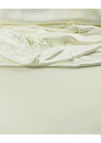 Resim Kırık Beyaz Renkte Saten Kumaş En 130 Cm X Boy 120 Cm -10388 Beyaz 