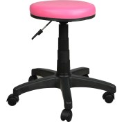 Resim Bürocci Plastik Ayaklı Tabure-Pembe-2999G0120 
