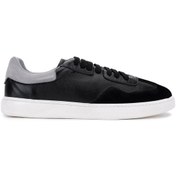 Resim Tamer Tanca Erkek Hakiki Deri Siyah Sneakers & Spor Ayakkabı 1111 10125 Erk Ayk Y25 Syh Dr/syh Suet Siyah 