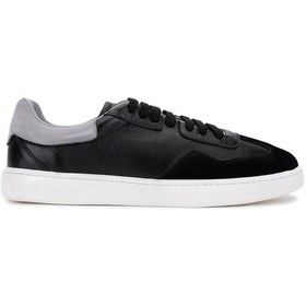 Resim Tamer Tanca Erkek Hakiki Deri Siyah Sneakers & Spor Ayakkabı 1111 10125 Erk Ayk Y25 Syh Dr/syh Suet Siyah 