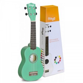 Resim Stagg Us-Grass Soprano Ukulele Ve Çanta - Çimen Yeşili 