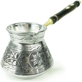 Resim Shark Anatolia Külhan Bakır Cezve 580 ML Gümüş 