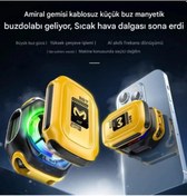Resim Ultra Kaliteli Klimalı Telefon Sogutucu Magsafe Mandallı Alimin 