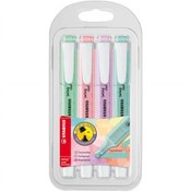 Resim Stabilo Fosforlu Kalem Swing Cool Kalem Tipi Pastel 4 LÜ 275/4-08 