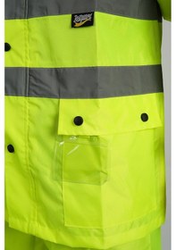 Resim Kkdavm Bestguard Yağmurluk Oxford Reflektörlü Takım Sarı 