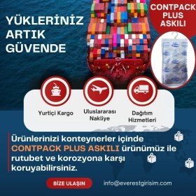 Resim Contpack Plus Askılı Nem Alıcı Rutubet Engelleyici Konteyner Kurutucu 2 Adet 760 Gr 