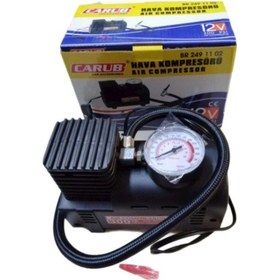 Resim Çakmaklık Girişli Hava Kompresörü 12v 300 Psı Lastik Şişirici Pompa 