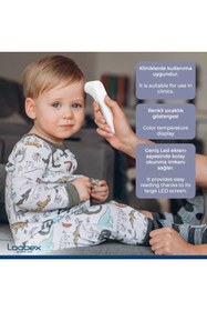 Resim Loobex Led Temassız Ateş Ölçer Termometre 