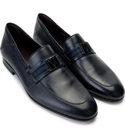 Resim Valentıno Erkek Hakiki Deri Mavi Loafer Ayakkabı 667 20090 Erk Ayk Y23 Blue 