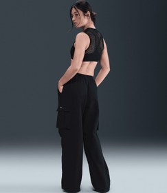 Resim Nike Sportswear Mid-Rise Oversized Woven Cargo Pants - Siyah / 