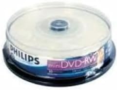 Resim Phılıps Mini Dvd-rw 1.4gb 30mın 1-2x 10lu Cakebox 