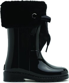 Resim Negro Bot Yağmur Kız Çocuk Lorca Toni Pons Raın Boots In Glossy Rubber Negro 