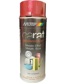 Resim Motip Metalik Kırmızı Sprey Boya 400 ml 