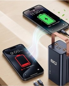Resim Ultra Güçlü Powerbank 80000 Mah Çoklu Cihaz Şarj Destekli Led Ekranlı Taşınabilir Batarya 