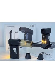 Resim sidens store Mini Turbo Jet Fan Vakumlama & Üfleme 2 IN 1 Araç Temizleme Kurutma Mangal Hava Körükleyici Fenerli 