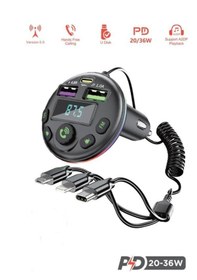 Resim Torima G14 36W Pd Şarj Özellikli Dijital Göstergeli Bluetooth Fm Transmitter 