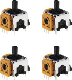 Resim eMagTech Analog joystick yedek, PS5 kumanda ile uyumlu, plastik, oyun kumandası, Joystick denetleyicisi, sensör montajı, 4 adet [video oyunu] 