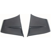 Resim Tongdashop Suzuki Kawasaki Honda Yamaha Mat Siyah Motosiklet Kanatçık Spoiler Aerodinamik 