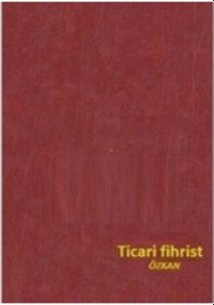 Resim Ticari Fihrist 20X28 4'Lü Cilt Bezli Özkan Bordo 