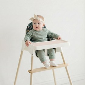 Resim Floral Mama Sandalyesi Minderi 