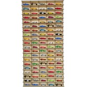 Resim 1/64 Akçaağaç Hobi Araba Rafı Dikey (Hot Wheels, Matcbox) 