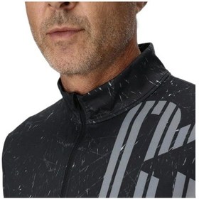 Resim Spyder Spyder Podium 1/2 Zip Erkek İçlik Üst Sws Siyah 